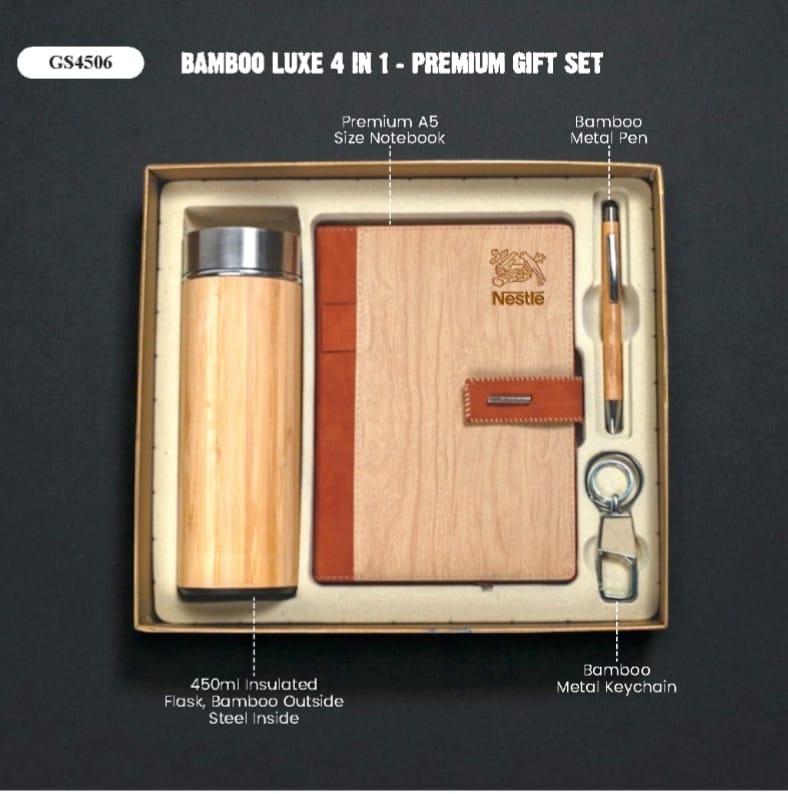 Bamboo Luxe 4-in-1 Premium Gift Set