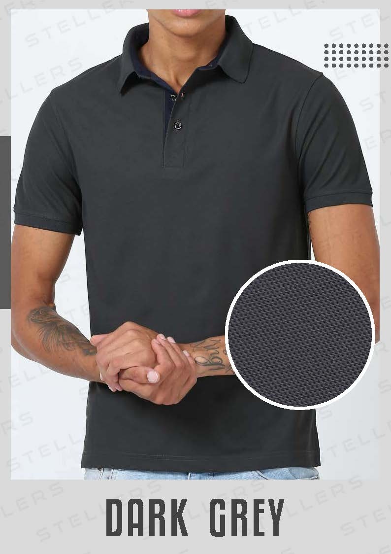Polo T-Shirt – Dark Grey
