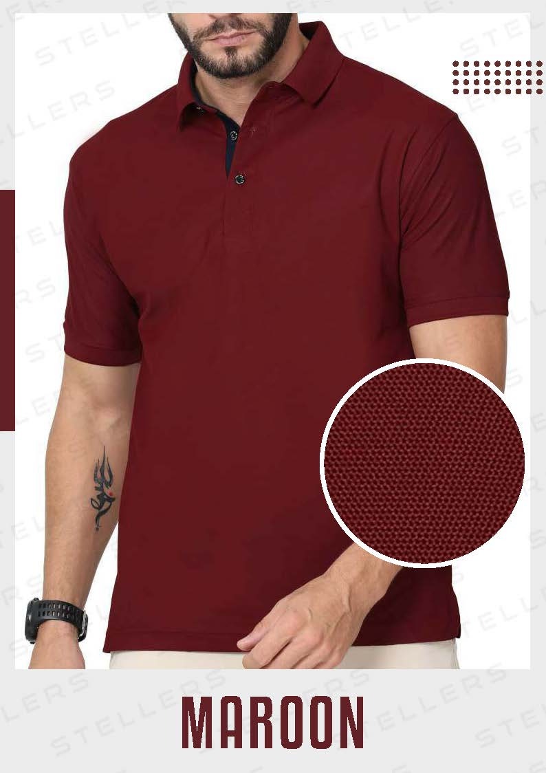 Polo T-Shirt – Maroon