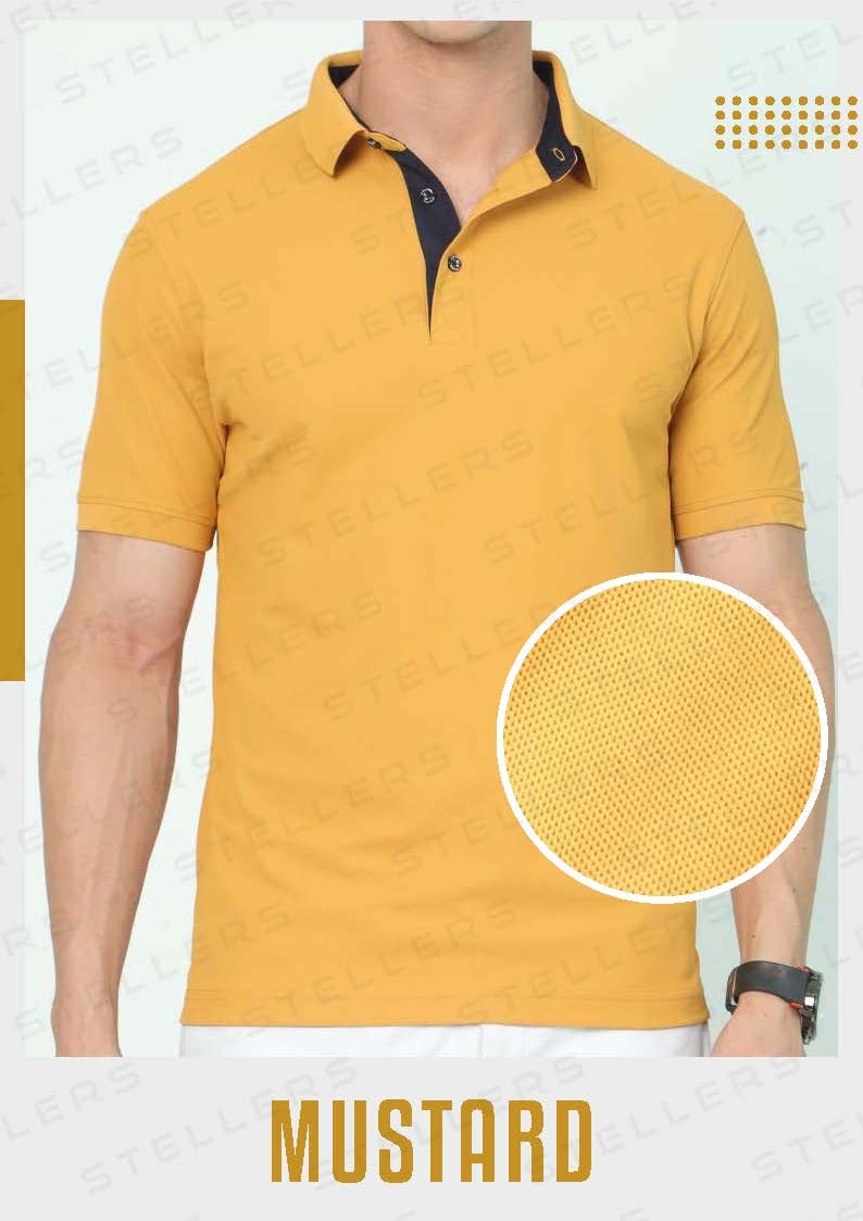 Polo T-Shirt – Mustard